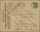 Delcampe - Thematik: Anzeigenganzsachen / Advertising Postal Stationery: 1901/1906, Partie Mit 5 Gebrauchten An - Zonder Classificatie