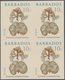 Thematik: Flora, Botanik / Flora, Botany, Bloom: 2008, Barbados. IMPERFORATE Block Of 4 For The 10c - Altri & Non Classificati