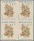 Thematik: Flora, Botanik / Flora, Botany, Bloom: 2008, Barbados. IMPERFORATE Block Of 4 For The $1.7 - Other & Unclassified