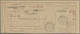 Thematik: Frieden / Peace: 1919, France. Used Postal Money Order Bearing Twice Two Line "Versailles - Unclassified