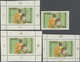 Thematik: Musik / Music: 1962, Guinea. Lot Containing 1 Artist's Drawing And 4 Perforated, Stamp-siz - Muziek