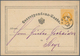 Thematik: Nahrung-Schokolade / Food-chocolate: 1869/1873, 2 Kr Dark Yellow Postal Stationery Adverti - Food