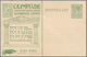 Thematik: Olympische Spiele / Olympic Games: 1928, Niederlande, 5 C Privat-Ganzsachenkarte Für Die O - Other & Unclassified