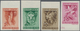 Thematik: Pfadfinder / Boy Scouts: 1939, Hungary. Hungary Girl Guide Pax Ting Scarce Imperforate Set - Other & Unclassified
