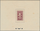 Thematik: Pfadfinder / Boy Scouts: 1947, France. Sunken Die Proof In Issued Color For Stamp "Boy Sco - Andere & Zonder Classificatie