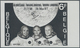 Thematik: Raumfahrt / Astronautics: 1969, 6 F Commemorating The First Moonlanding Imperforated, - Autres & Non Classés