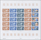 Thematik: Raumfahrt / Astronautics: 1979, F.S.A.T. Complete Color Proof Sheet Of 25 For The 1.90fr V - Andere & Zonder Classificatie