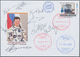 Thematik: Raumfahrt / Astronautics: 2012. Soyuz TMA-07M. Decorative Cover With Autographs Of 9 Cosmo - Other & Unclassified