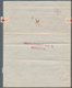Delcampe - Thematik: Rotes Kreuz / Red Cross: 1943/1944. Lot Of 5 Different RED CROSS Entire Letters 8frs. All - Red Cross