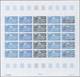 Thematik: Schiffe / Ships: 1979, F.S.A.T. Lot Of 2 Complete Color Proof Sheets Of 25 For The Stamp " - Schiffe