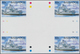 Thematik: Schiffe / Ships: 1994, Barbados. IMPERFORATE Cross Gutter Pair For The 10c Value Of The SH - Ships