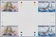 Thematik: Schiffe / Ships: 1994, Barbados. IMPERFORATE Cross Gutter Pair For The 25c And 50c Values - Ships