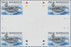 Thematik: Schiffe / Ships: 1994, Barbados. IMPERFORATE Cross Gutter Pair For The 90c Value Of The SH - Barcos