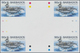 Thematik: Schiffe / Ships: 1994, Barbados. IMPERFORATE Cross Gutter Pair For The 90c Value Of The SH - Boten