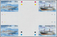 Thematik: Schiffe / Ships: 1996, Barbados. IMPERFORATE Cross Gutter Pair For The 30c And 70c Values - Ships