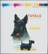 Thematik: Tiere-Hunde / Animals-dogs: 2000, TUVALU: Dogs Complete Set Of Twelve In Two IMPERFORATE S - Dogs