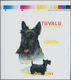 Thematik: Tiere-Hunde / Animals-dogs: 2000, TUVALU: Dogs Complete Set Of Twelve In Two IMPERFORATE S - Honden