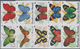 Thematik: Tiere-Schmetterlinge / Animals-butterflies: 1984, BURUNDI: Butterflies Complete Perforate - Vlinders