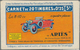 Thematik: Verkehr-Auto / Traffic-car: 1922 (approx), France. Unclamped Stamp Booklet "Bisquit 4 Fois - Auto's