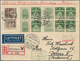 Thematik: Verkehr-Auto / Traffic-car: 1929, Denmark. Beautiful Franking On Registered Airmail Cover - Cars