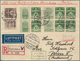 Thematik: Verkehr-Auto / Traffic-car: 1929, Denmark. Beautiful Franking On Registered Airmail Cover - Auto's