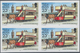 Thematik: Verkehr-Straßenbahn / Traffic-tramway: 1992, Isle Of Man. IMPERFORATE Block Of 4 For The 2 - Tramways