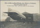 Thematik: Zeppelin / Zeppelin: 1911. Original, Oversized, Period Real Photo Postcard Of The Pioneeri - Zeppelines