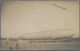 Thematik: Zeppelin / Zeppelin: 1912. Real Photo Postcard Of The Hansa And Ill-fated Military L1 Airs - Zeppelines