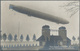 Thematik: Zeppelin / Zeppelin: 1913. Very Scarce Early Sanke Real Photo Postcard Of Hansa Airship At - Zeppelines