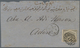 Ägypten: 1873 Cover From SUEZ To ADEN Franked By Great Britain 6d. Grey (Plate 12) Tied By "B02" Num - 1866-1914 Khedivate Of Egypt