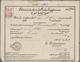 Ägypten: 1881, Notice Of Receipt For Registered Letter Bearing 1 Pia. Rose Tied By "CAIRE A RECOMMAN - 1866-1914 Khedivato De Egipto