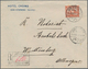 Ägypten: 1897/1909 Registered Mail To Germany: Postal Stationery Card 5m. Uprated 1pi. Ultramarine A - 1866-1914 Khedivaat Egypte