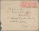 Ägypten: 1922/23, Two Covers With 15 C. Frankings From "SAIYIGA ZENAB" Or "CAIRO" To Kinsen/Korea, E - 1866-1914 Khedivate Of Egypt