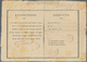 Ägypten - Dienstmarken: 1880, Letter Return Receipt ("Ricevuta Di Ritorno Di Lettera") Bearing 1 Pia - Dienstzegels