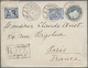 Ägypten - Ganzsachen: 1907, Envelope 1 P. Grey Uprated 1 P. Ultra (2) Canc. "GRAND CONTINENTAL HOTEL - Other & Unclassified