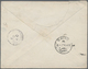 Ägypten - Ganzsachen: 1907, Envelope 1 P. Grey Uprated 1 P. Ultra (2) Canc. "GRAND CONTINENTAL HOTEL - Other & Unclassified