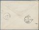 Ägypten - Ganzsachen: 1907, Envelope 1 P. Grey Uprated 1 P. Ultra (2) Canc. "GRAND CONTINENTAL HOTEL - Andere & Zonder Classificatie