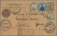 Ägypten - Ganzsachen: 1916, Stationery Card 2 M. Uprated 1 M. (2), 10 M. Canc. "TANTAH 31.5.16" Regi - Other & Unclassified