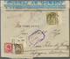 Ägypten - Stempel: 1915/16, Lot Of 7 Comercially Used R-Letters To Spain With Censor-stripes And Cen - Other & Unclassified