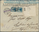 Delcampe - Ägypten - Stempel: 1915/16, Lot Of 7 Comercially Used R-Letters To Spain With Censor-stripes And Cen - Other & Unclassified