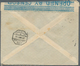 Delcampe - Ägypten - Stempel: 1915/16, Lot Of 7 Comercially Used R-Letters To Spain With Censor-stripes And Cen - Other & Unclassified