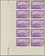 Delcampe - Algerien: 1946, Airmails, 5fr.-40fr., Complete Set In Imperforate Marginal Blocks Of Ten From The Co - Covers & Documents