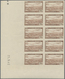 Delcampe - Algerien: 1946, Airmails, 5fr.-40fr., Complete Set In Imperforate Marginal Blocks Of Ten From The Co - Covers & Documents