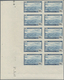 Delcampe - Algerien: 1946, Airmails, 5fr.-40fr., Complete Set In Imperforate Marginal Blocks Of Ten From The Co - Covers & Documents