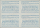 Algerien: 1950s (approx). International Reply Coupon 40 Francs (London Type) In An Unused Block Of 4 - Brieven En Documenten