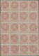 Argentinien: 1862 5c. Rose, No Accent, Block Of 20, Mint Lightly Hinged At Top, Never Hinged Else, W - Other & Unclassified