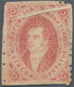 Argentinien: 1864 Rivadavia 5c. Rose-red, Perf 11½, 6th Printing, Variety "PAPERFOLD" At Top, Unused - Otros & Sin Clasificación