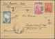 Argentinien - Ganzsachen: 1940, 12 C Red "Mitre" Postal Stationery Card, Uprated With 25 C Carmine A - Ganzsachen