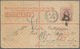 Victoria - Destinationen: 1894, Registered Stationery Envelope Uprated By 5 Pence QV Brown Sent From - Covers & Documents