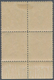 Australien: 1932, Lyrbird 1s. Green Block Of Four From Lower Margin With 'JOHN ASH' Imprint, Upper S - Andere & Zonder Classificatie